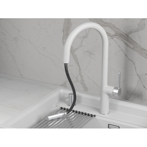 Смеситель Granula 9010 арктик/белый