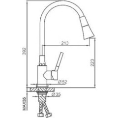 Смеситель Frap F4044-9