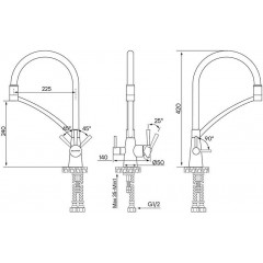 Смеситель Paulmark Siegen Si213111-BLM (черный)