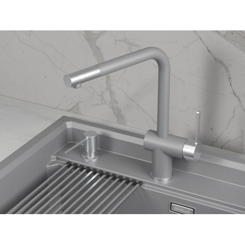 Смеситель Granula 5017 алюминиум