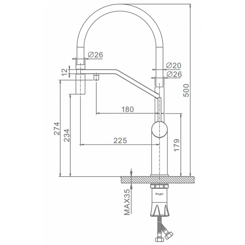 Смеситель Raglo R20.62.09