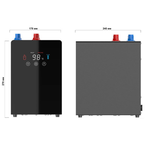 Смеситель Artisan 2 в 1 AQUAHOT 1100 BM (AH-1100-BM)