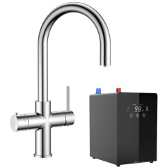 Смеситель Artisan 4 в 1 AQUAHOT MILAN Chrome (AH-1163C-C)