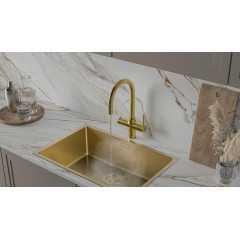 Смеситель Artisan 4 в 1 AQUAHOT MILAN LG (AH-1163C-LG)