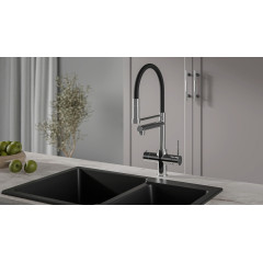 Смеситель Artisan 4 в 1 AQUAHOT ROME Chrome (AH-1169-C)