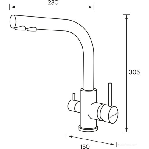 Смеситель Paulmark Es213011-WH