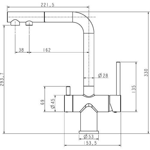 Смеситель Paulmark Se213222-WH