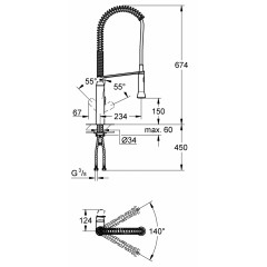 Смеситель Grohe K7 32950000