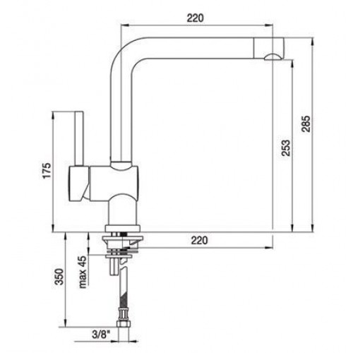Смеситель Schock Piega (хром)