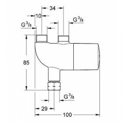 Смеситель Grohe Grohtherm Micro 34487000