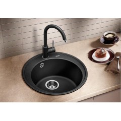 Смеситель Blanco Mida-S (гранит) антрацит