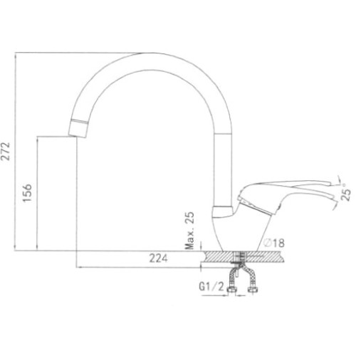 Смеситель Granula 1024 (Арктик)