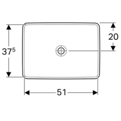 Умывальник Geberit VariForm 500.738.01.2