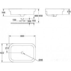 Умывальник Grohe Eurocosmo 39124001