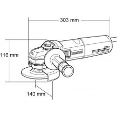Угловая шлифмашина Makita GA6040R