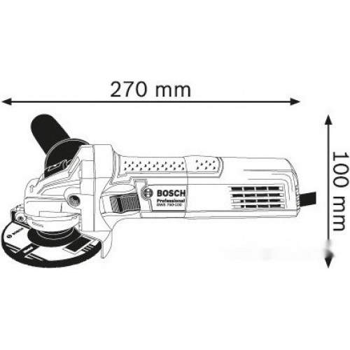 Угловая шлифмашина Bosch GWS 750 S Professional 0601394121