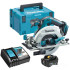 Дисковая (циркулярная) пила Makita DHS680RT1J (с 1-м АКБ, кейс)