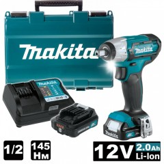 Ударный гайковерт Makita TW141DWAE (с 2-мя АКБ, кейс)