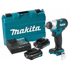 Ударный гайковерт Makita TW160DWAE (с 2-мя АКБ, кейс)