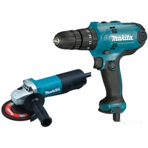 Дрель-шуруповерт Makita DK0117 (DF0300 + 9555HN)