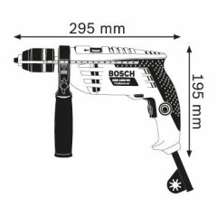 Дрель ударная Bosch GSB 1600 RE Professional