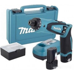 Электроотвертка Makita DF012DSE (с 2-мя АКБ, кейс)