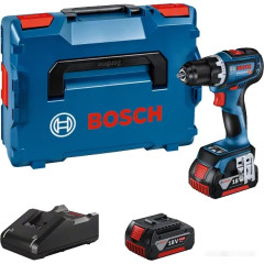 Дрель-шуруповерт Bosch GSR 18V-90 C Professional 06019K6006 (с 2-мя АКБ 5 Ач, кейс)