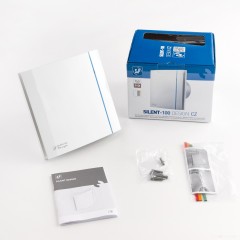 Осевой вентилятор Soler & Palau Silent-100 CZ Matt White Design - 4C 5210007800