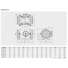 Осевой вентилятор Soler & Palau TD EVO-315