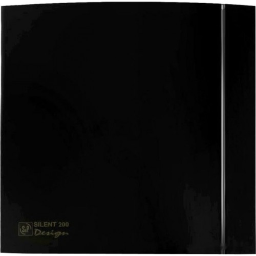Осевой вентилятор Soler & Palau Silent-200 CHZ Black Design 5210426200-436900