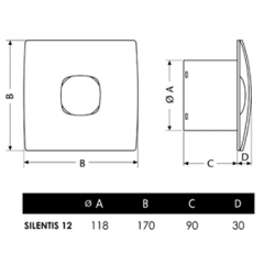 CATA Silentis 12 Inox