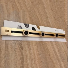 Розетка AVEL шинопровод 100 см + 3 розетки (золотистый)