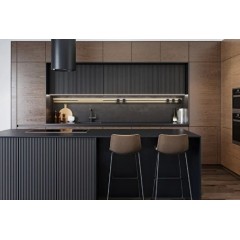 Розетка AVEL шинопровод 100 см + 4 розетки + 1 USB (золотистый)