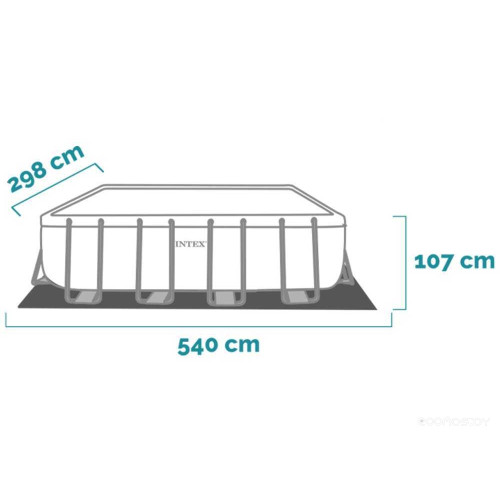 Бассейн INTEX Prism Frame 488x244x107 26792NP