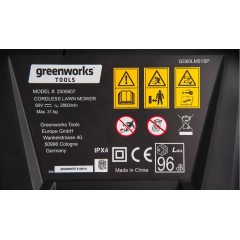 Газонокосилка Greenworks GD60LM51SPK4 (c 1-м АКБ 4 Ah)