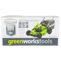 Газонокосилка Greenworks GD60LM51SPK4 (c 1-м АКБ 4 Ah)