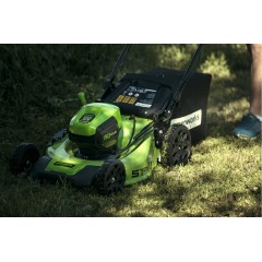Газонокосилка Greenworks GD60LM51SPK4 (c 1-м АКБ 4 Ah)