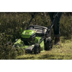 Газонокосилка Greenworks GD60LM51SPK4 (c 1-м АКБ 4 Ah)