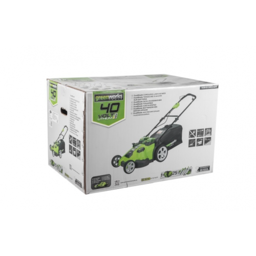 Газонокосилка электрическая Greenworks G40LM49DBK4 (2500207VB)