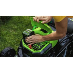 Аккумуляторная газонокосилка Greenworks GD40LM46SP (2506807)