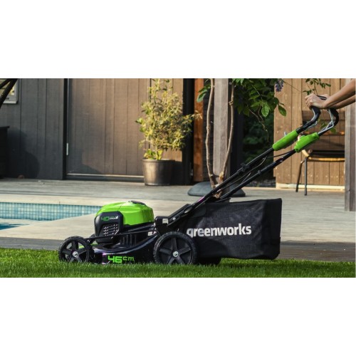 Аккумуляторная газонокосилка Greenworks GD40LM46SP (2506807)