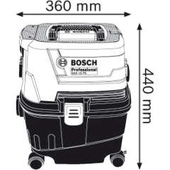 Промышленный пылесос Bosch GAS 15 PS