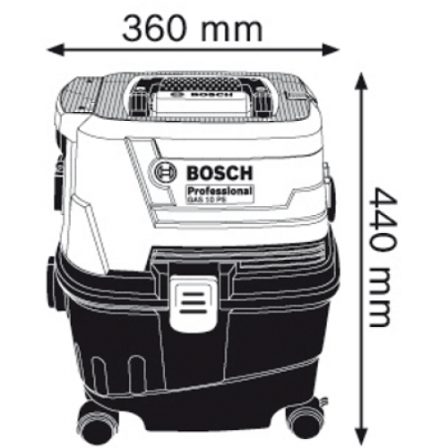 Промышленный пылесос Bosch GAS 15 PS