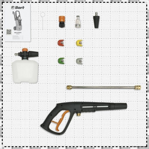 Мойка высокого давления BORT KEX-2700-R