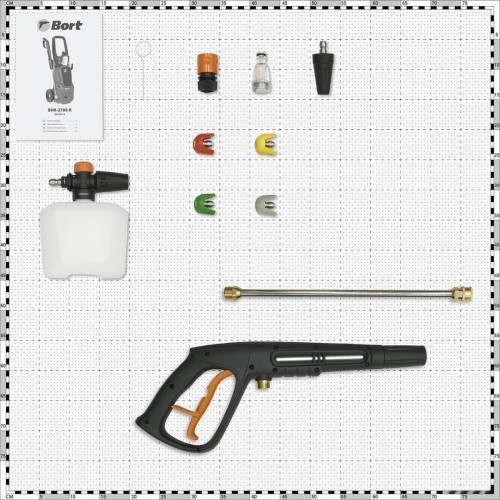 Мойка высокого давления BORT BHR-2700-R