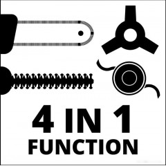 Триммер Einhell GE-LM 36/4 in 1 Li-Solo (без АКБ)