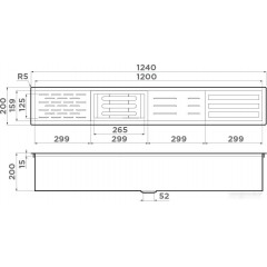 Сушилка для посуды Omoikiri DRY-01 GM (без вставок)