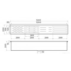 Сушилка для посуды Omoikiri DRY-01 IN (без вставок)