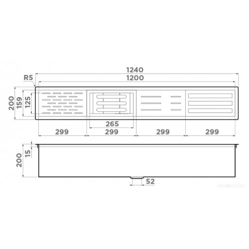 Сушилка для посуды Omoikiri DRY-01 IN (без вставок)