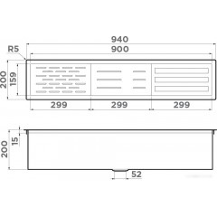 Сушилка для посуды Omoikiri DRY-02 GM (без вставок)